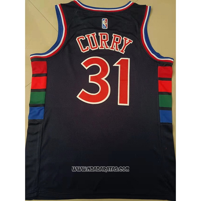 Camiseta Philadelphia 76ers Ben Paul Millsap #31 Ciudad 2021-22 Azul